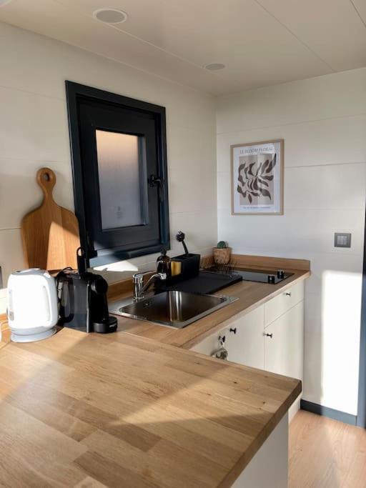 Tiny House With Sauna & Jacuzzi Near Amsterdam Vijfhuizen Exteriör bild